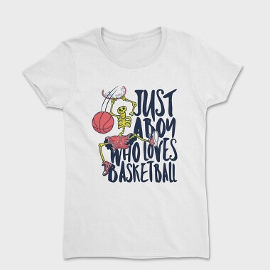 Basketball Skull, Women's T-Shirt