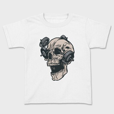 Skull Gym, Kids' T-Shirt