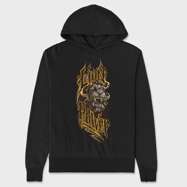 Lion Power, Unisex Men's Hoodie