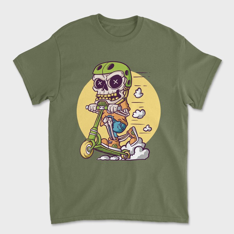 Scooter Bones, Unisex Men's T-Shirt