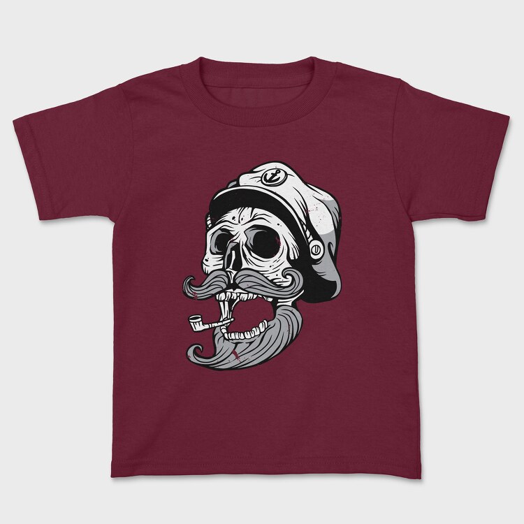 Marine Skull, Kids' T-Shirt