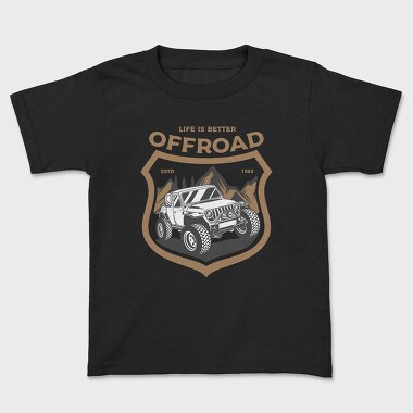 Off Road Jeep 1, Kids' T-Shirt