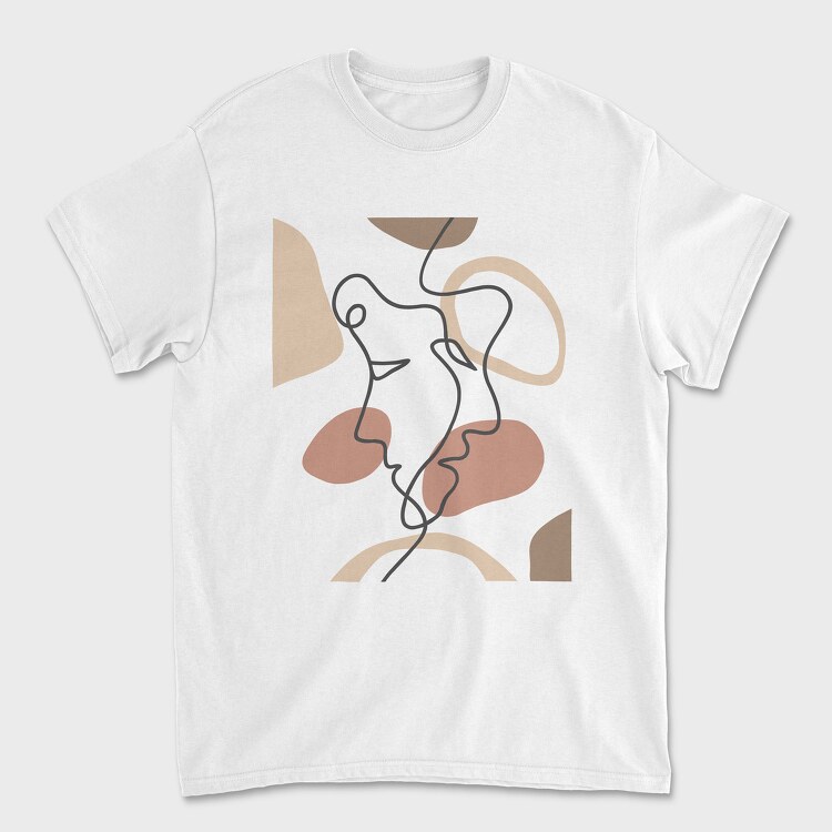 Boho Abstract 18, Унисекс Мъжка Тениска