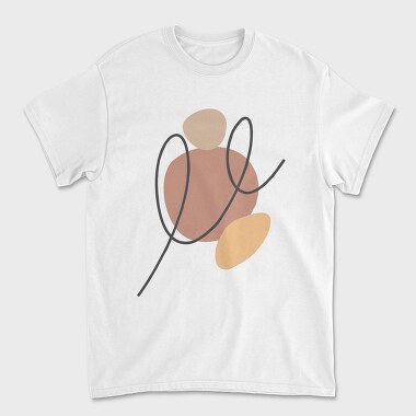 Boho Abstract 9, Unisex Men's T-Shirt