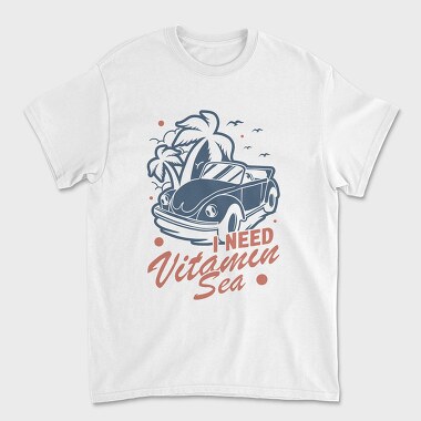 I Need Vitamin Sea, Unisex Men's T-Shirt