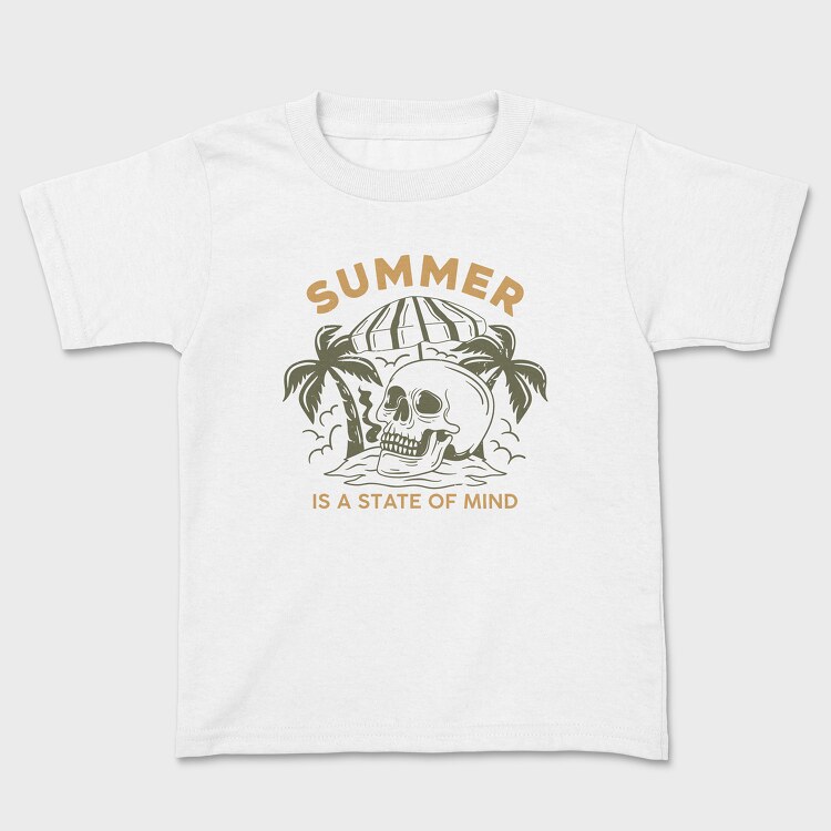 Summer is a State of Mind, Kids' T-Shirt
