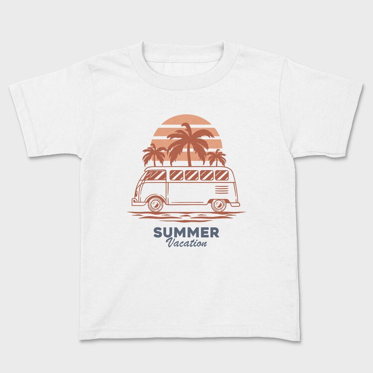 Summer Vacation, Kids' T-Shirt