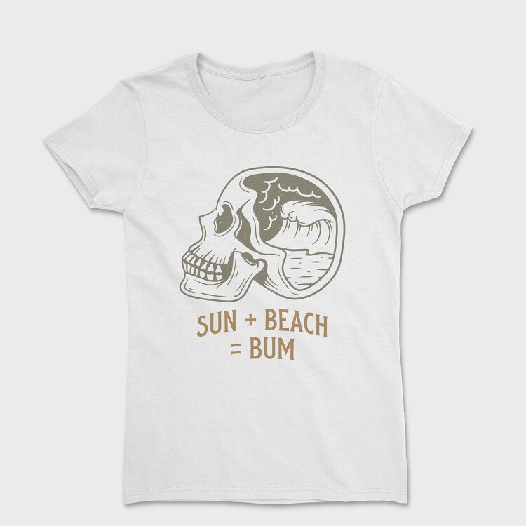 Sun Beach Bum, Women's T-Shirt