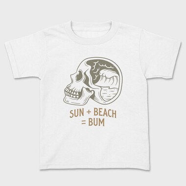 Sun Beach Bum, Kids' T-Shirt