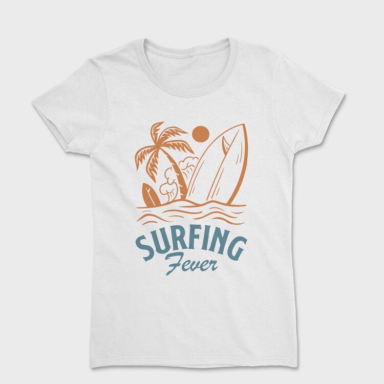 Surfing Fever, Women's T-Shirt