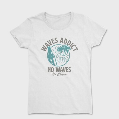 Waves Addict, Women's T-Shirt