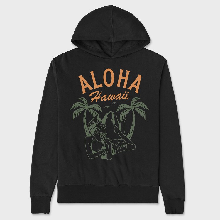 Aloha Hawaii, Унисекс Мъжко Суичър