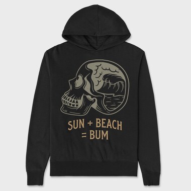 Sun Beach Bum, Unisex Men's Hoodie