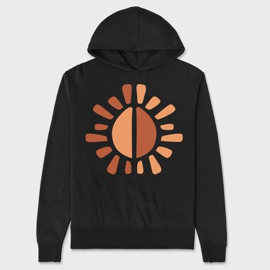 Boho Abstract 1, Unisex Men's Hoodie
