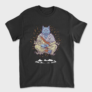 Monk Wolf, Унисекс Мъжка Тениска