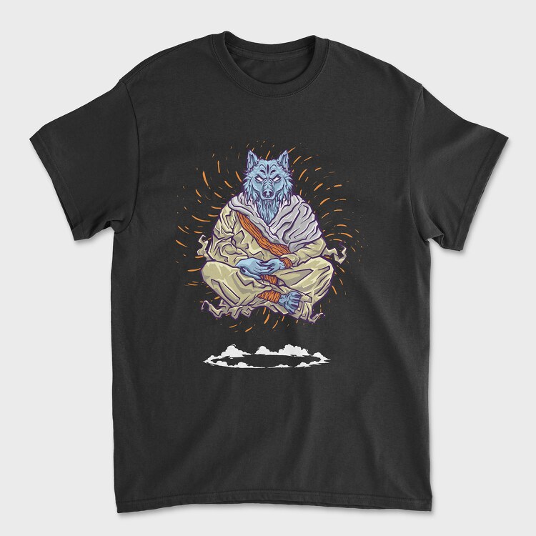 Monk Wolf, Unisex Men's T-Shirt