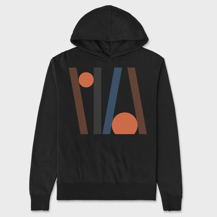 Boho Abstract 25, Unisex Men's Hoodie