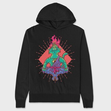 Yoga Cat, Unisex Men's Hoodie