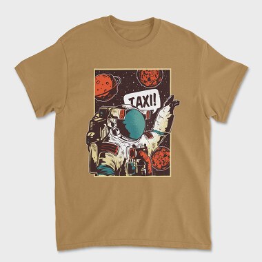 Astronaut Taxi, Unisex Men's T-Shirt