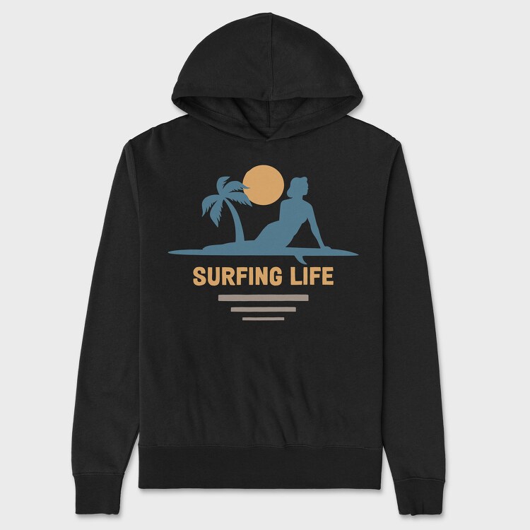 Surfing Life, Унисекс Мъжко Суичър