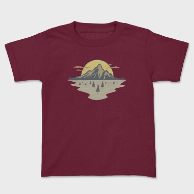 Retro Nature Outdoor 1, Kids' T-Shirt