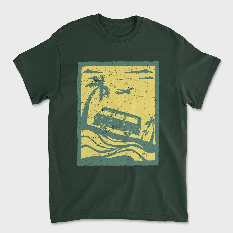 Retro Nature Outdoor 17, Унисекс Мъжка Тениска