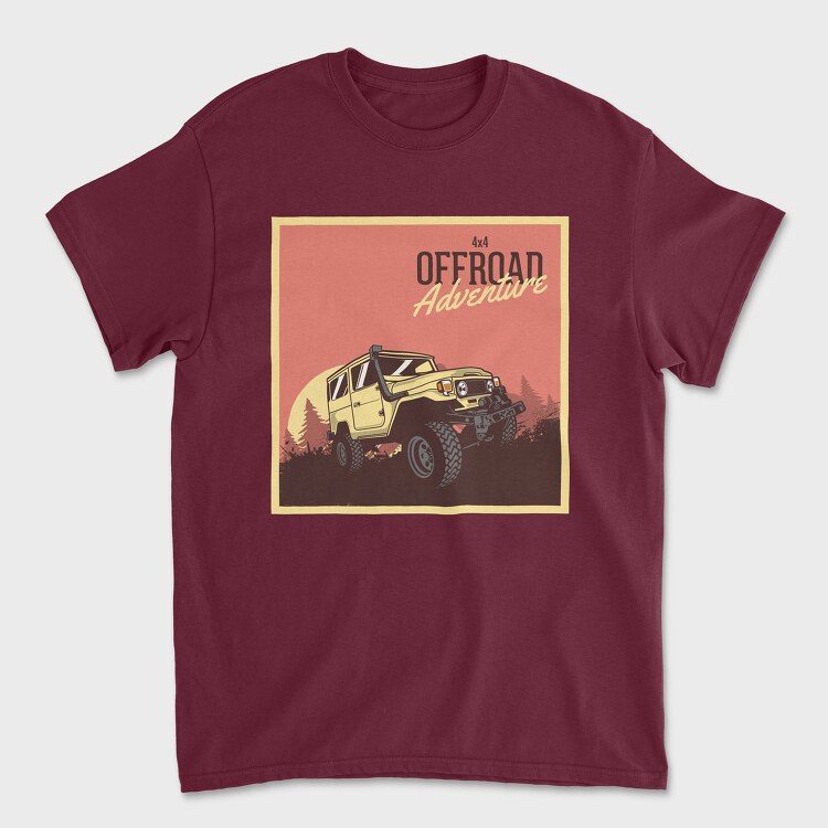 4X4 Offroad Adventure, Unisex Men's T-Shirt