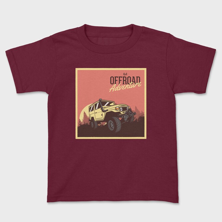 4X4 Offroad Adventure, Kids' T-Shirt