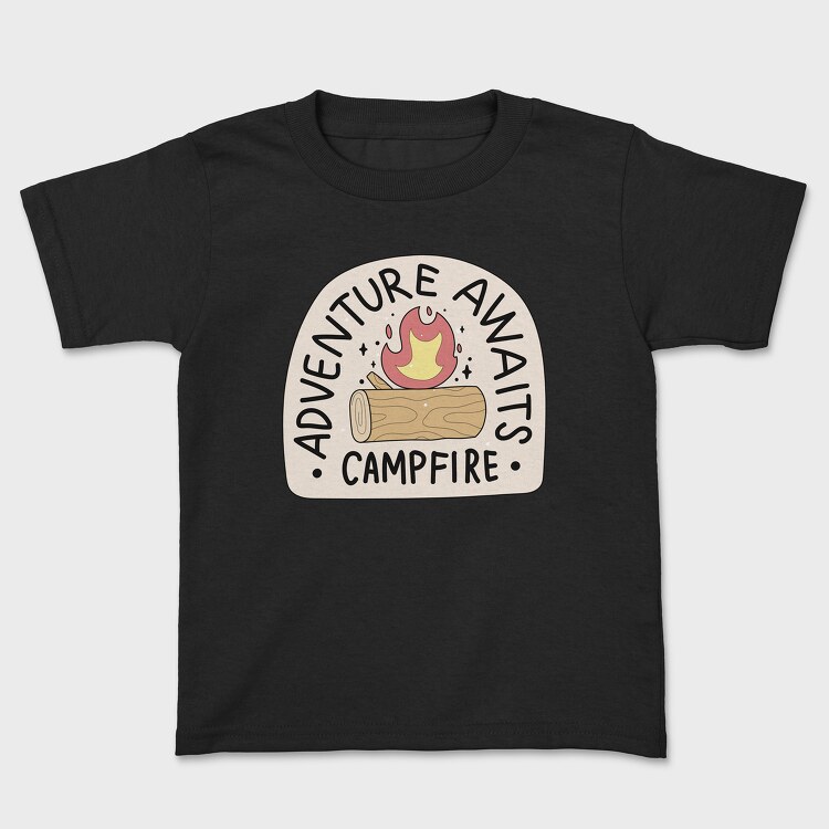 Adventure Awaits Campfire, Детска Тениска