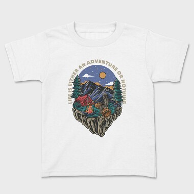 Adventure or Nothing, Kids' T-Shirt