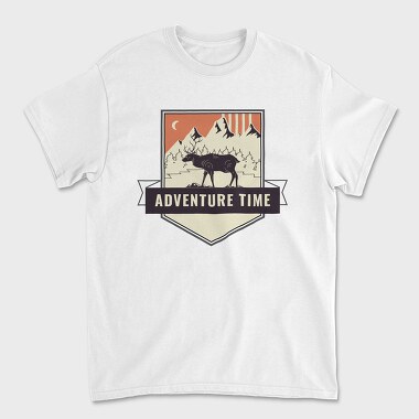 Adventure Time Deer, Унисекс Мъжка Тениска