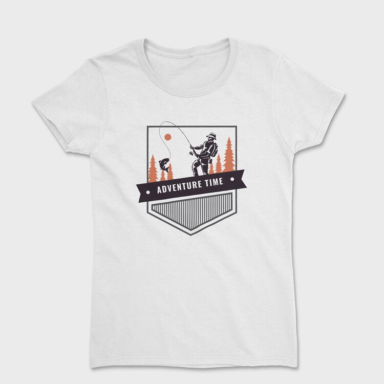 Adventure Time Fishing, Women's T-Shirt