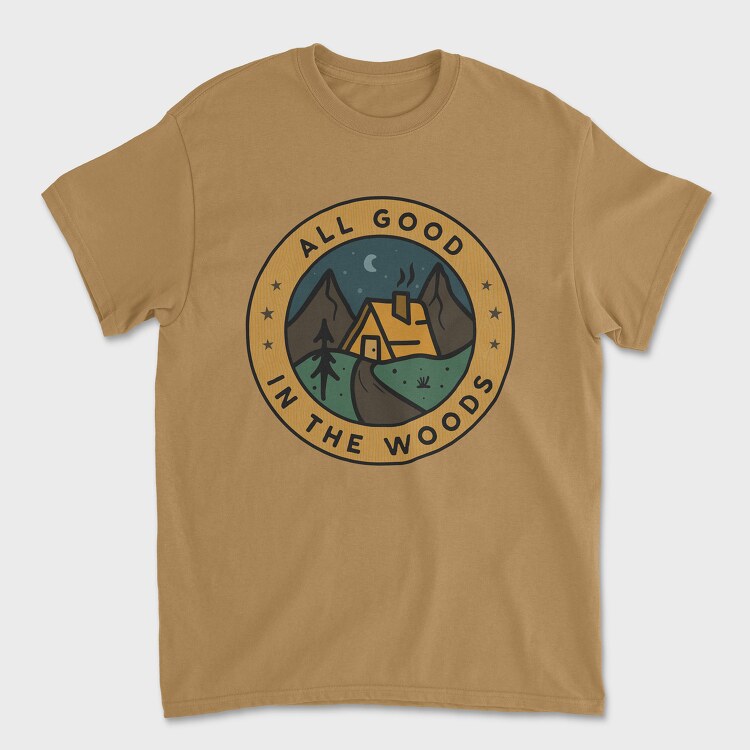 All Good in the Woods, Унисекс Мъжка Тениска