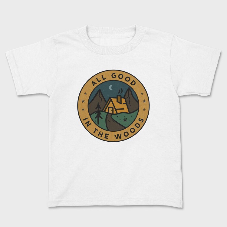All Good in the Woods, Kids' T-Shirt