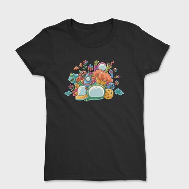 Astronaut Catoon 2, Women's T-Shirt