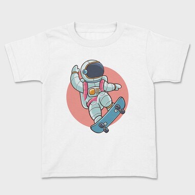Astronaut Skate 2, Kids' T-Shirt