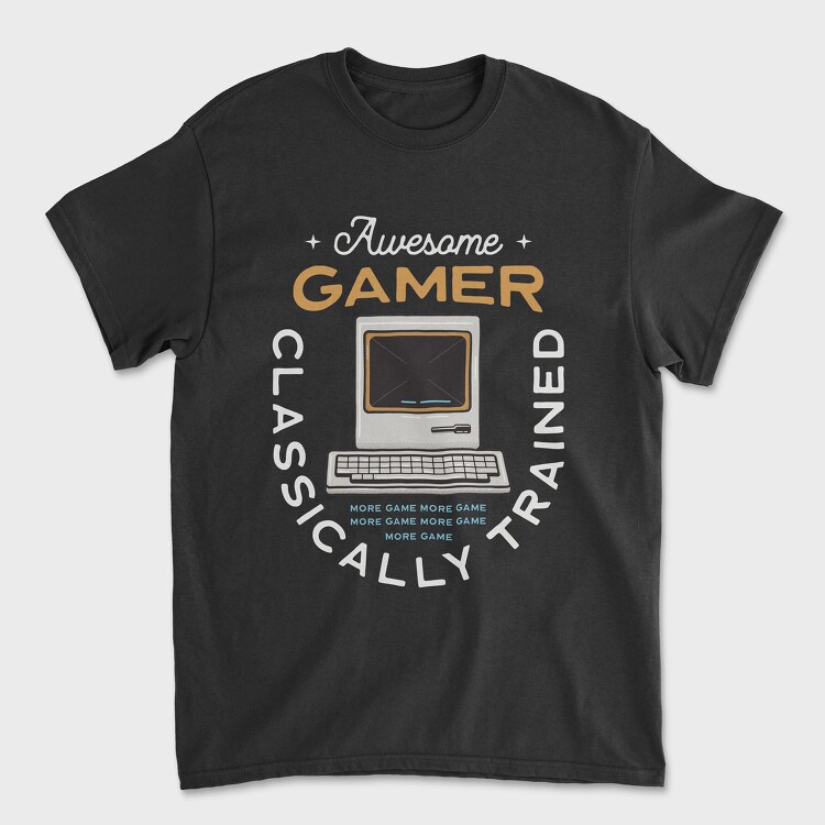 Awesome Gamer, Унисекс Мъжка Тениска