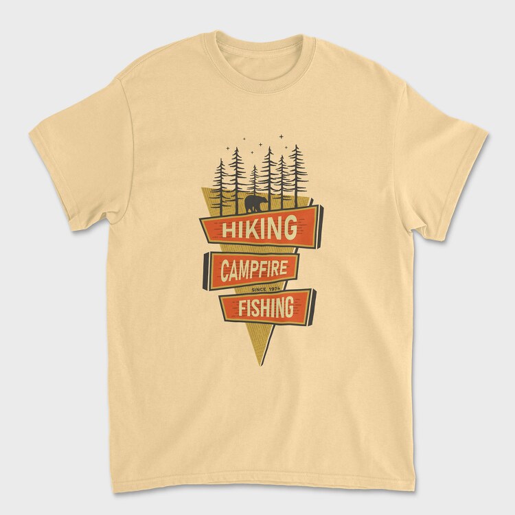 Bear Trail Signpost, Unisex Men's T-Shirt