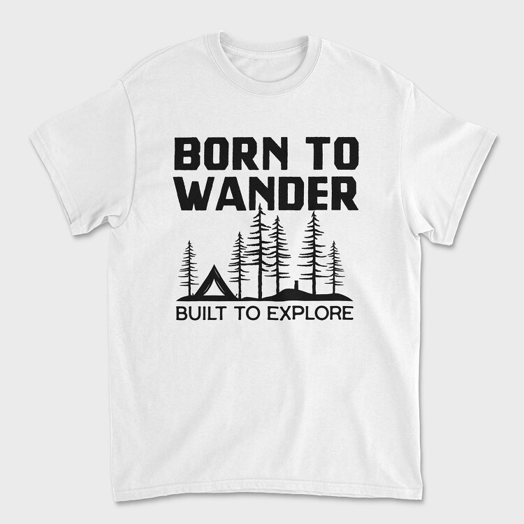 born to wander, Unisex Men's T-Shirt