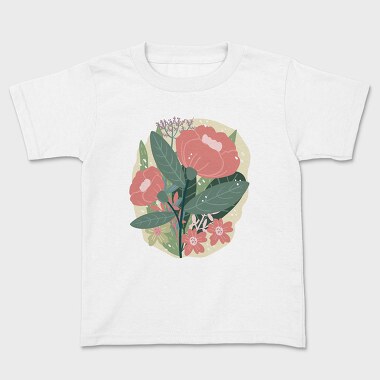 Bouquet of Flowers 3, Kids' T-Shirt