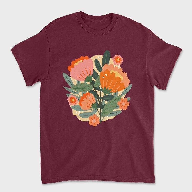 Bouquet of Flowers, Унисекс Мъжка Тениска