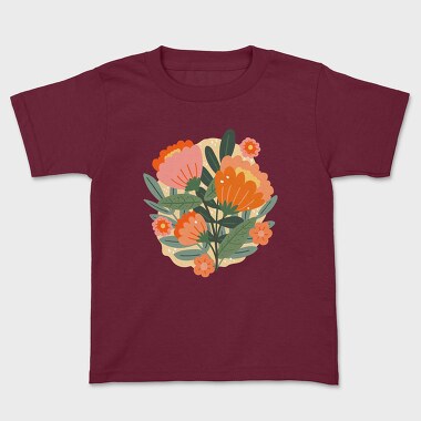 Bouquet of Flowers, Kids' T-Shirt