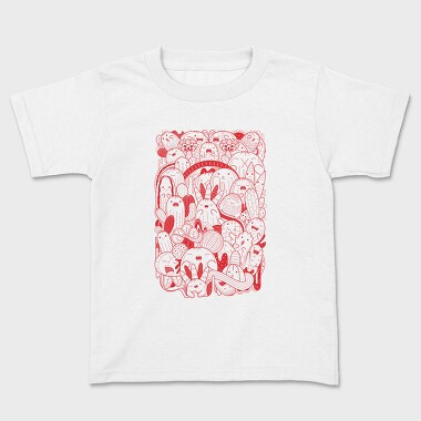 Cactus Collage, Kids' T-Shirt