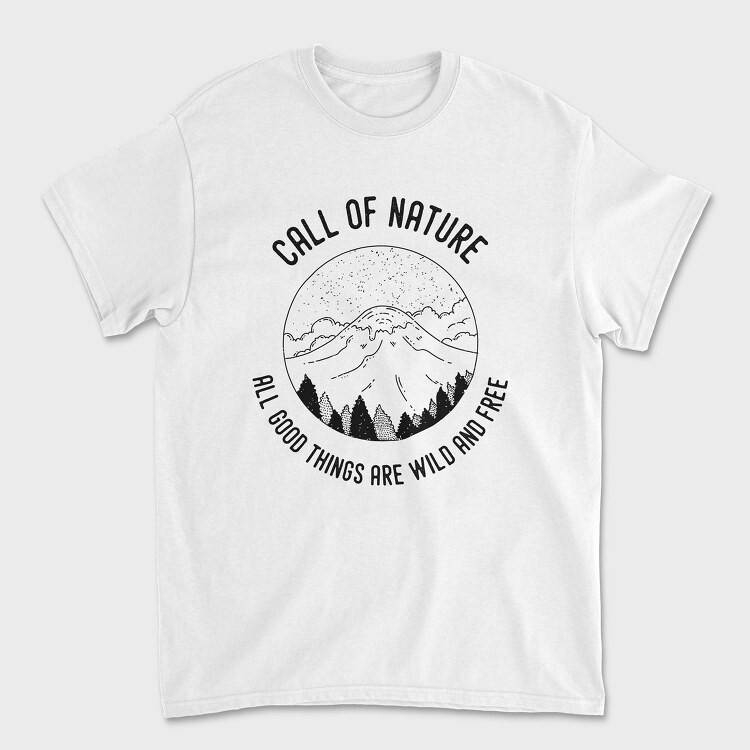Call of Nature, Унисекс Мъжка Тениска