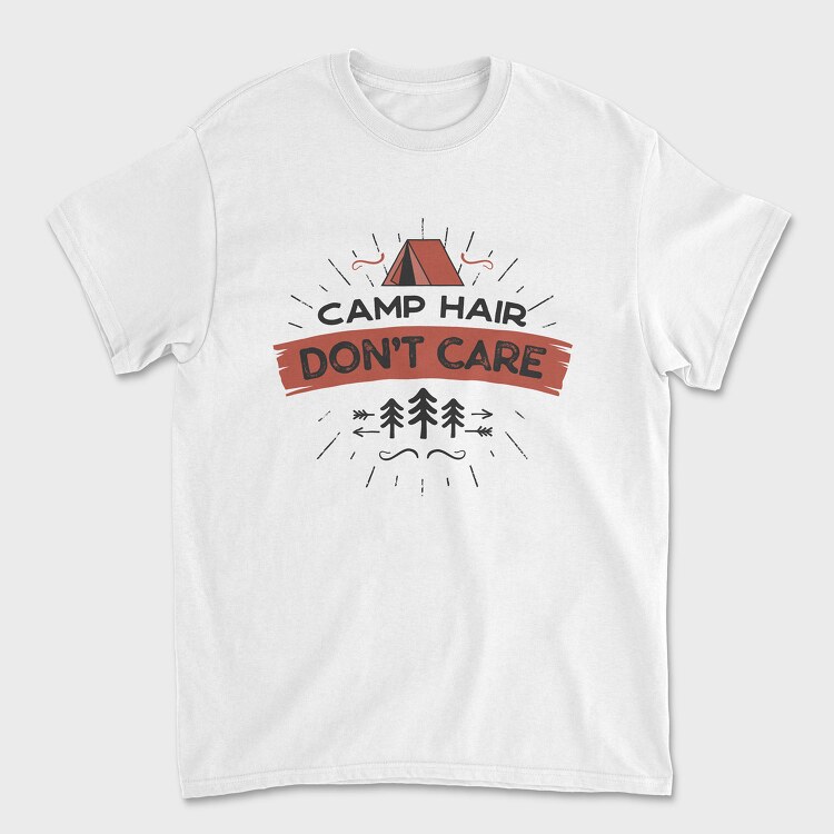 Camp Hair, Унисекс Мъжка Тениска