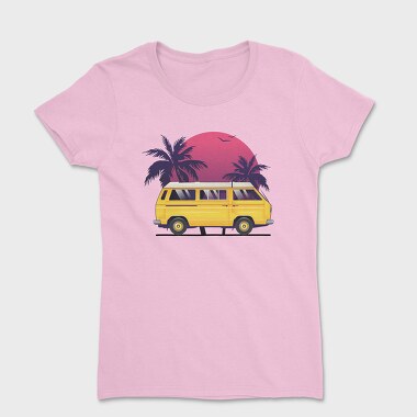 Camper Palm Sunset, Women's T-Shirt