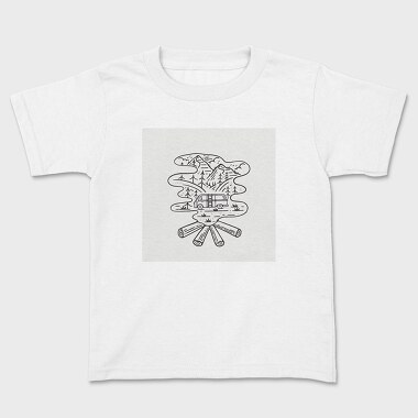Kids' T-Shirt, Campfire Camp