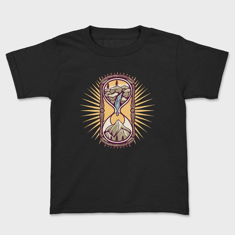 Camping Illustration 5, Kids' T-Shirt