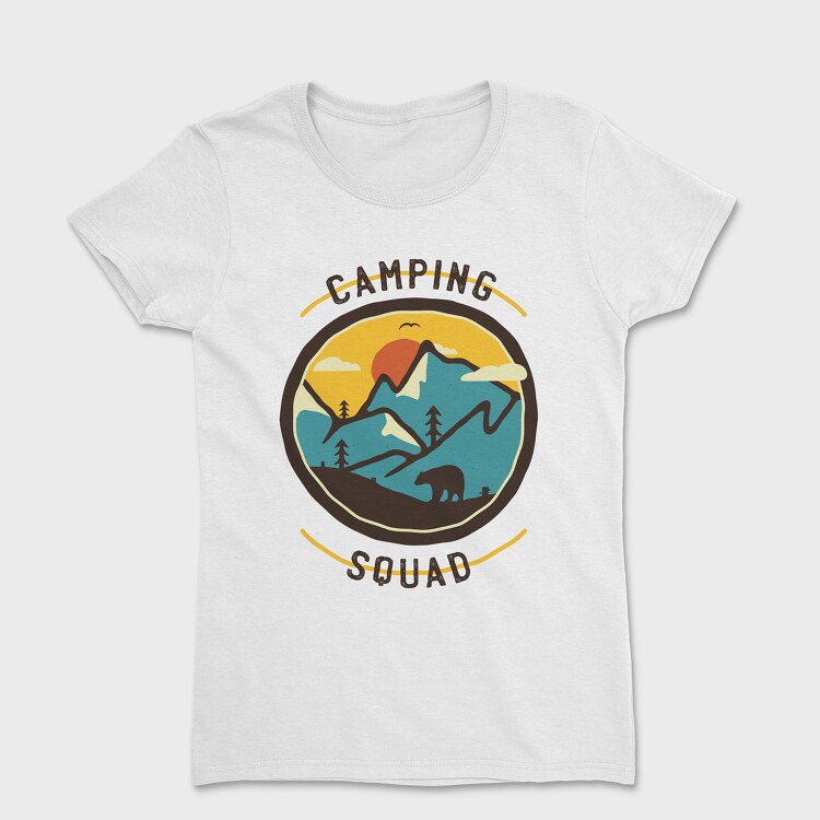 Camping Squad, Women's T-Shirt