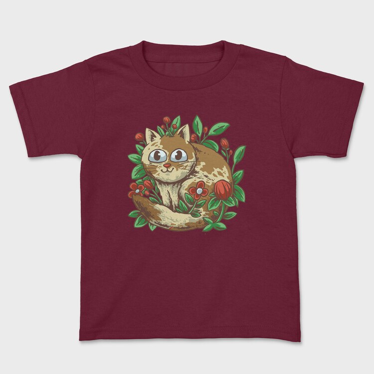 Cat Flowers, Детска Тениска